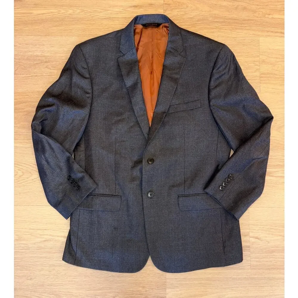 Jos. A. Bank Joseph slim fit dark gray suit jacket/blazer 2 button mens size 40S